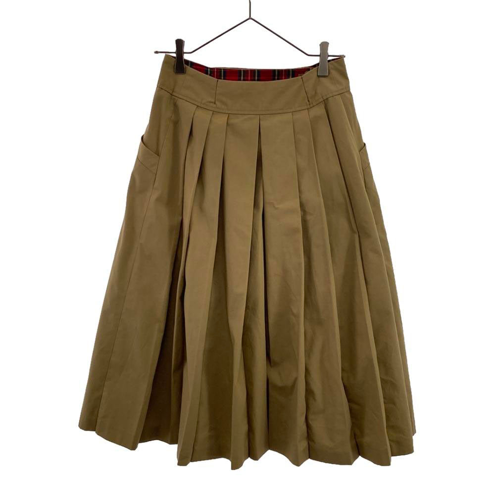 フレッドペリー F8484 ミモレ丈 ラップスカート 8 ベージュ FRED PERRY レディース