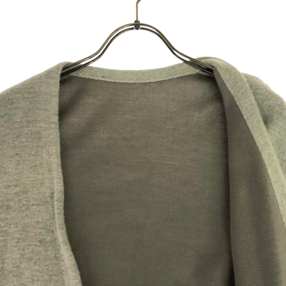 crepuscule クレプスキュール 日本製 長袖 ニット ガウン 1 グレー カーディガン レディース