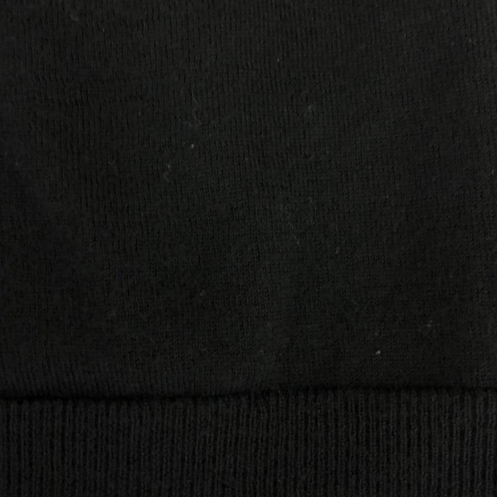 STUSSY ステューシー ウール 長袖 Vネック ニットカーディガン S ブラック レディース