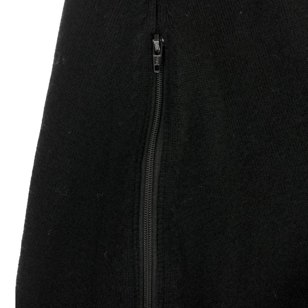 STUSSY ステューシー ウール 長袖 Vネック ニットカーディガン S ブラック レディース