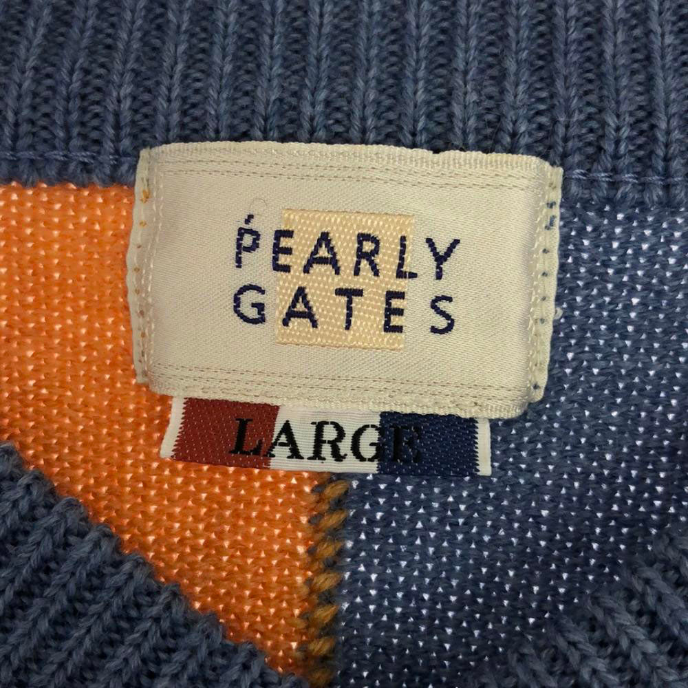 PEARLY GATES パーリーゲイツ 90s 日本製 ウール オールド ゴルフ 長袖 セーター L ニット メンズ