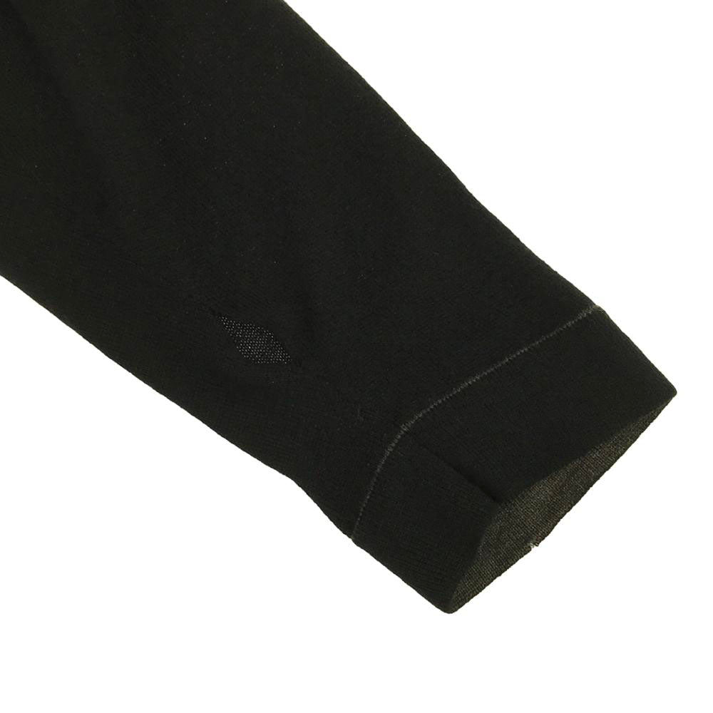 KENZO HOMME ケンゾーオム 90s オールド 長袖 ハーフジップ セーター F ブラック ニット メンズ