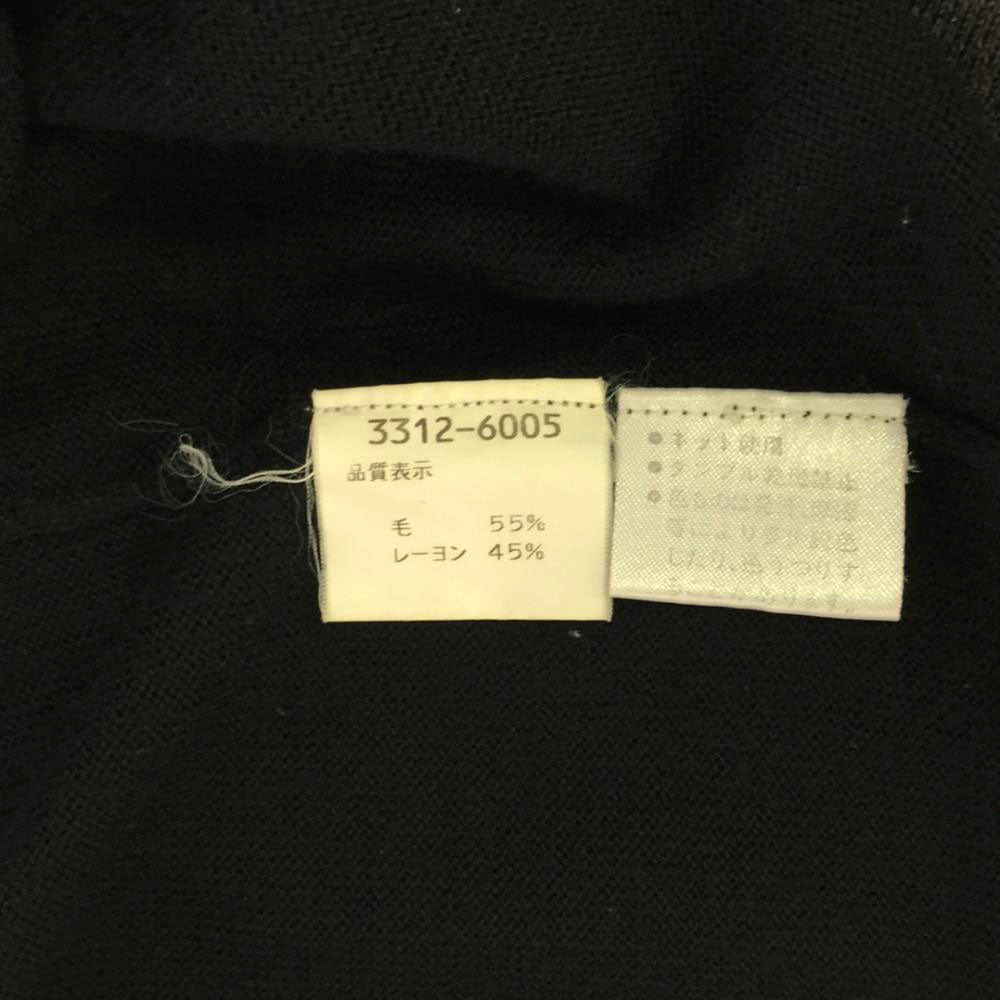 KENZO HOMME ケンゾーオム 90s オールド 長袖 ハーフジップ セーター F ブラック ニット メンズ