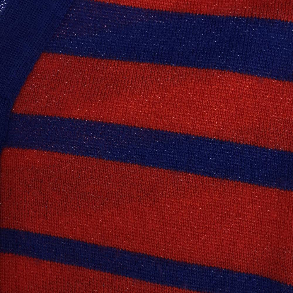 nonnative ノンネイティブ 日本製 ボーダー柄 長袖 ニットカーディガン 1 レッド×ブルー セーター メンズ