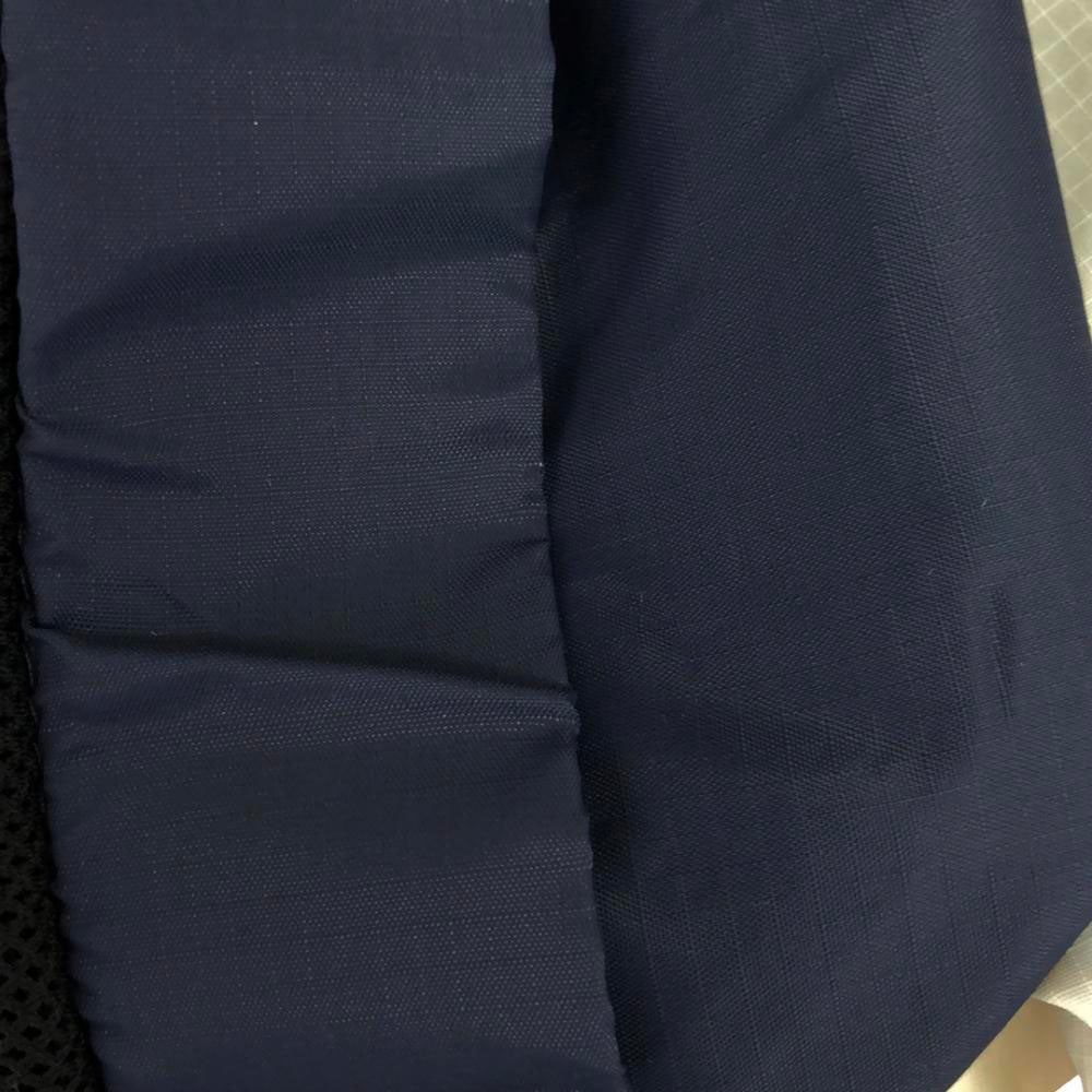 HUF ハフ ナイロンジャケット L ネイビー×オフホワイト リップストップ 裏メッシュ メンズ