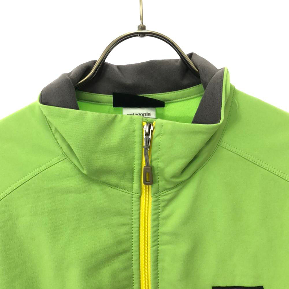 patagonia パタゴニア 83751SP11 ジップジャケット S グリーン×イエロー アウトドア レディース