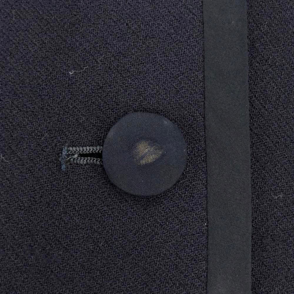 FOXEY BOUTIQUE フォクシー ブティック 日本製 ノーカラージャケット 38 ブラック レディース