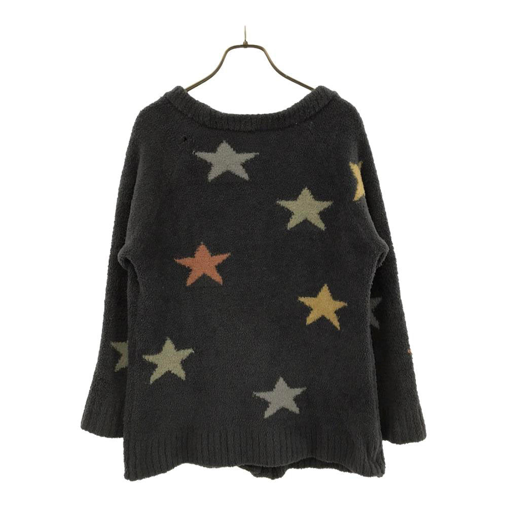 ジェラートピケ 星柄 長袖 ルームウェア ブルーグレー gelato pique ジェラピケ レディース