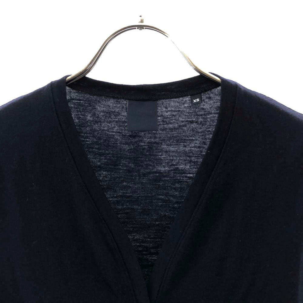 ASPESI アスペジ イタリア製 ウール 長袖 ニットカーディガン XS ネイビー レディース