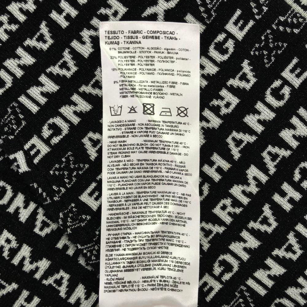 ARMANI EXCHANGE アルマーニエクスチェンジ ロゴ 長袖 セーター XS ブラック ニット レディース