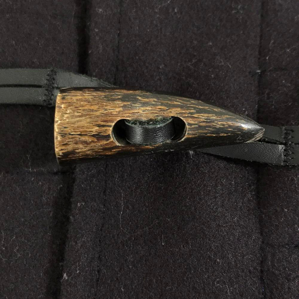 Gloverall グローバーオール 英国製 ウールブレンド ダッフルコート S ブラック レディース