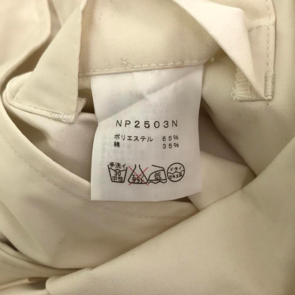 THE NORTH FACE ザノースフェイス NP2503N ステンカラー ジャケット S ホワイト アウトドア メンズ