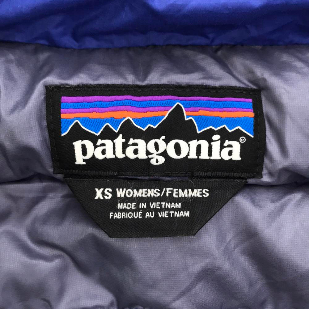 patagonia パタゴニア STY84628 ダウンベスト XS ブルー アウトドア レディース