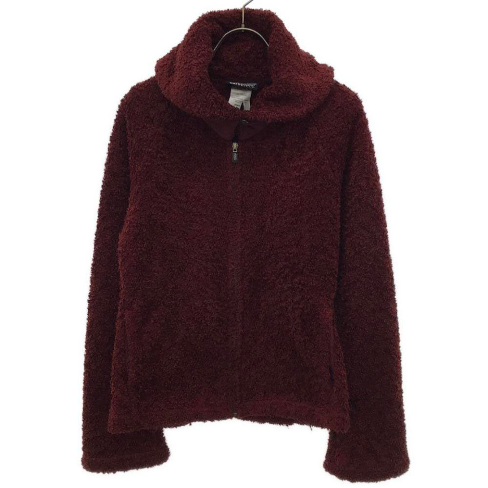 patagonia パタゴニア 長袖 ボア ジップパーカー M レッド系 アウトドア 25730F5 レディース