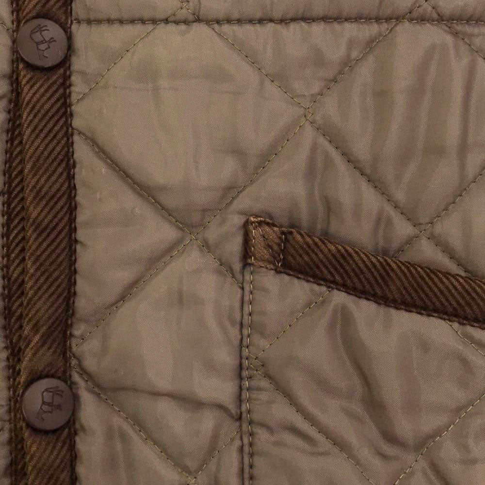 LAVENHAM ラベンハム 英国製 キルティングジャケット 36 ブラウン メンズ