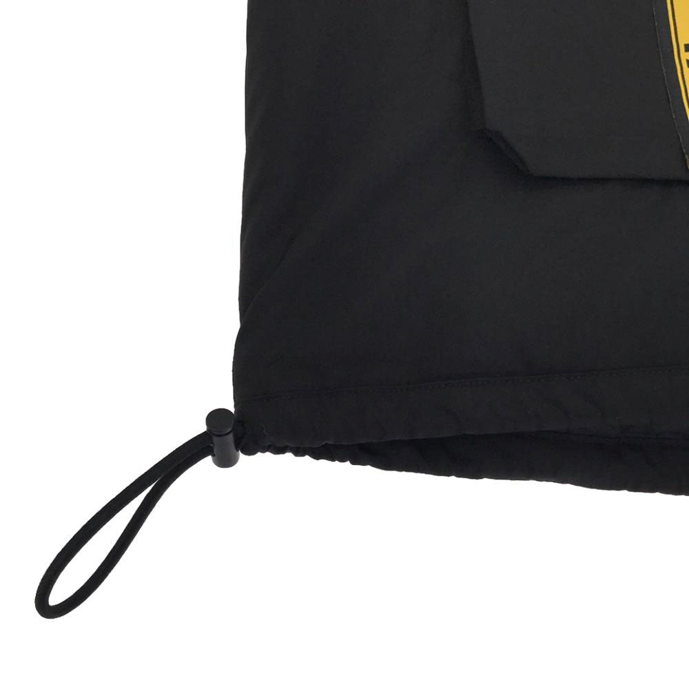 CHEAP MONDAY チープマンデー ロゴタグ ハーフジップ 中綿ジャケット M ブラック パーカー プルオーバー レディース