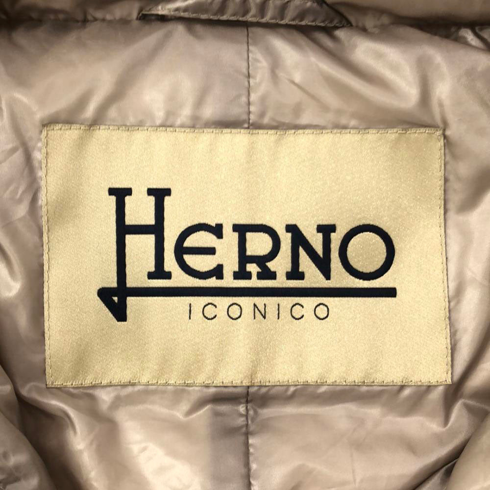 ヘルノイコニコ ダウンベスト 38 ライトベージュ系 レディース