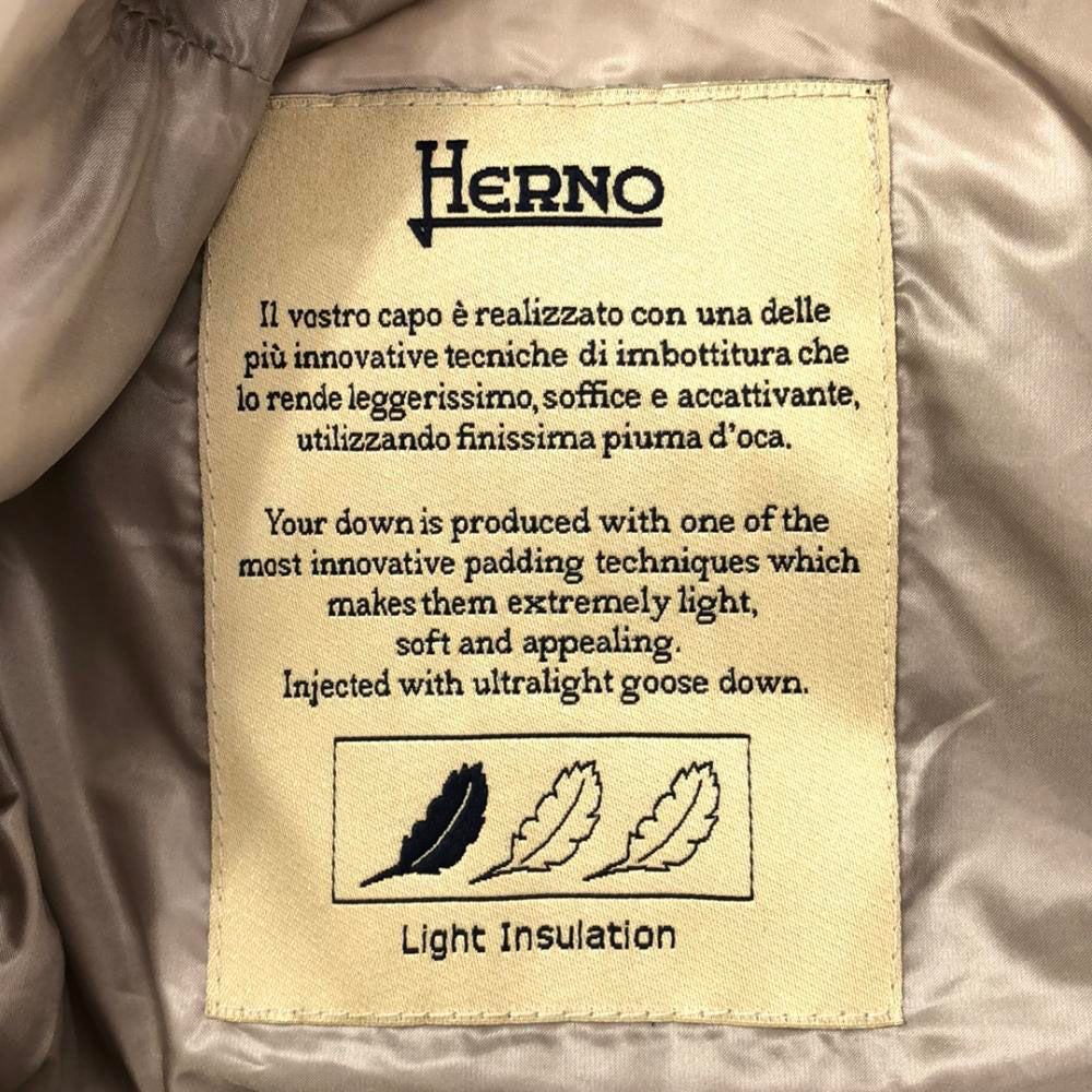 ヘルノイコニコ ダウンベスト 38 ライトベージュ系 レディース