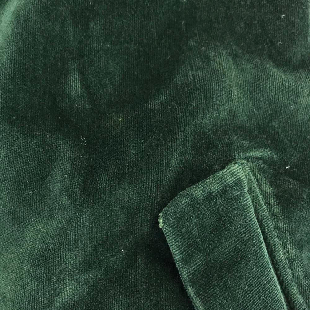 A.P.C. アーペーセー オールド ルーマニア製 ベロア トレンチコート S グリーン レディース