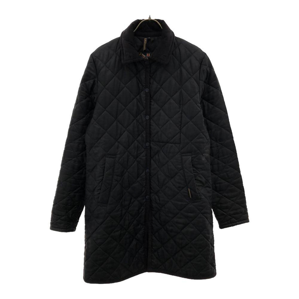 LAVENHAM ラベンハム コーデュロイ襟 キルティングジャケット 10 ネイビー系 レディース