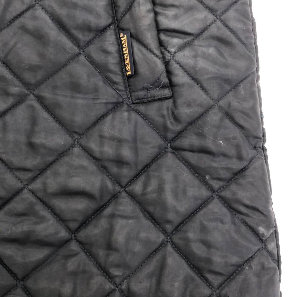 LAVENHAM ラベンハム コーデュロイ襟 キルティングジャケット 10 ネイビー系 レディース