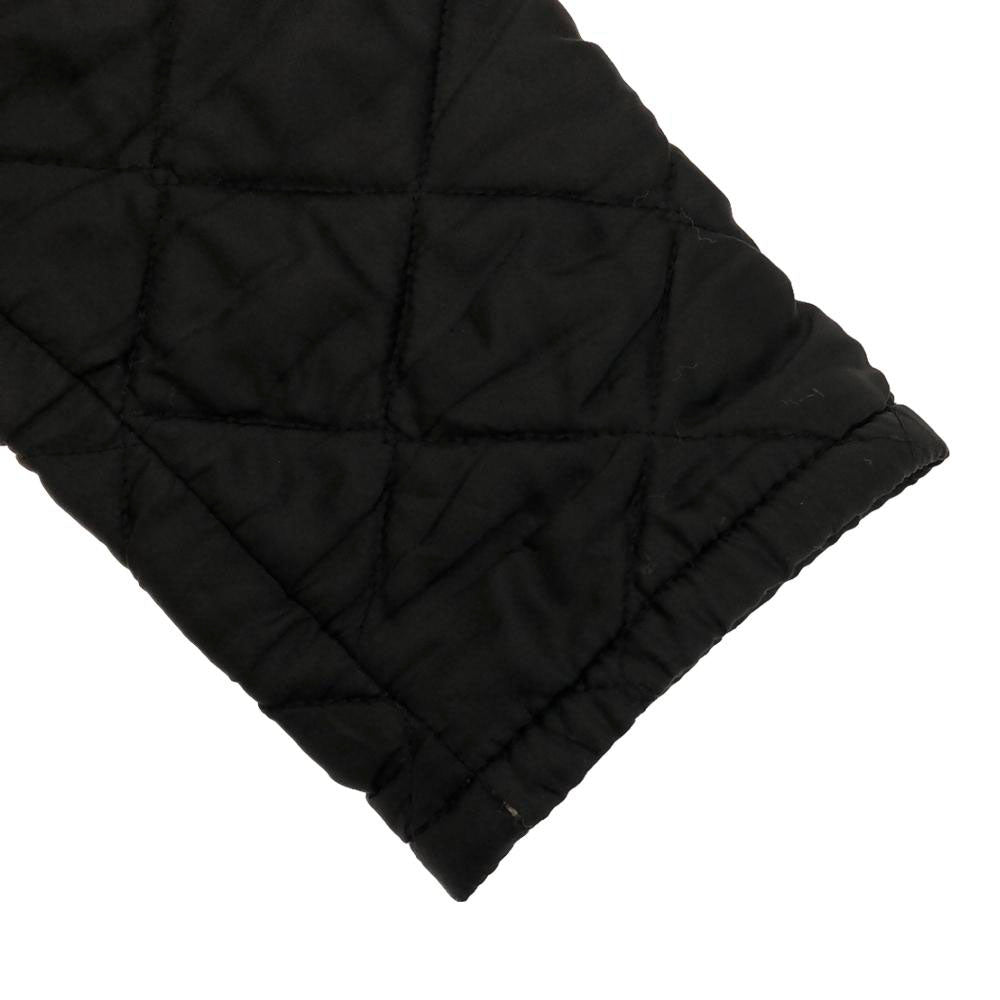 MEN'S BIGI メンズビギ イギリス製 ラベンハム コラボ キルティングジャケット 3 ブラック コーデュロイ襟 LAVENHAM メンズ