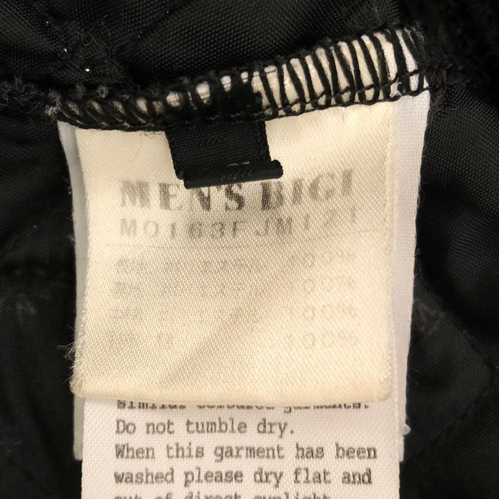 MEN'S BIGI メンズビギ イギリス製 ラベンハム コラボ キルティングジャケット 3 ブラック コーデュロイ襟 LAVENHAM メンズ