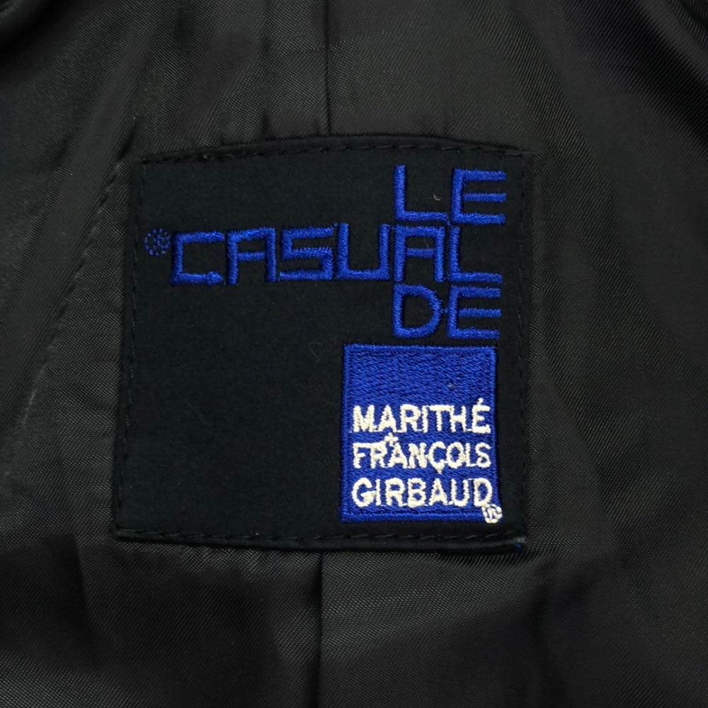 MARITHE + FRANCOIS GIRBAUD マリテフランソワジルボー ウールコート S ネイビー 裏地付き レディース