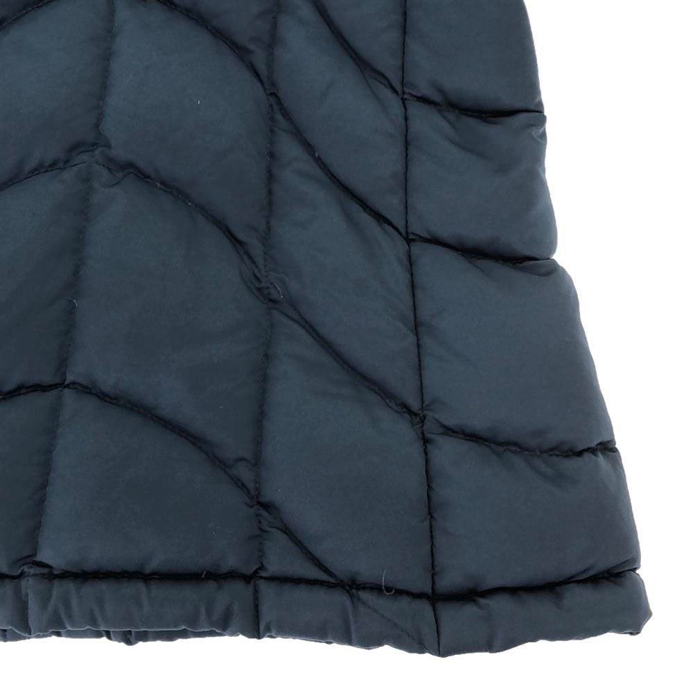 パタゴニア 29600FA11 ロゴ刺繍 フード ダウンジャケット S ブルー patagonia ダブルジップ パーカー アウトドア レディース