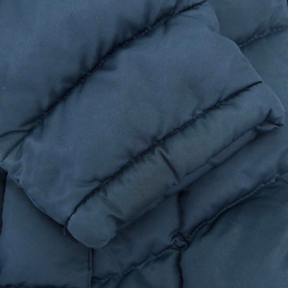 パタゴニア 29600FA11 ロゴ刺繍 フード ダウンジャケット S ブルー patagonia ダブルジップ パーカー アウトドア レディース