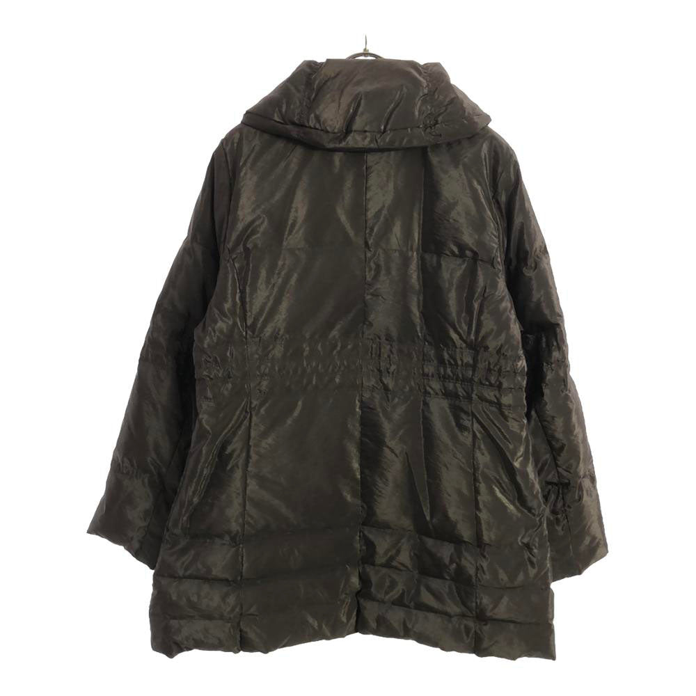 BALMAIN バルマン ショールカラー ダウンコート M ブラウン レディース