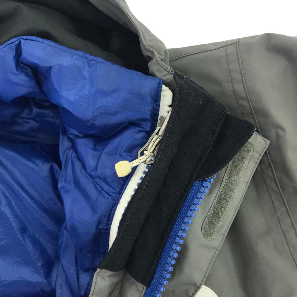 THE NORTH FACE ノースフェイス NP61207 ロゴ刺繍 カシウストリクライメイト ナイロンジャケット S ブルー×グレー 中綿ジャケットライナー付き アウトドア メンズ