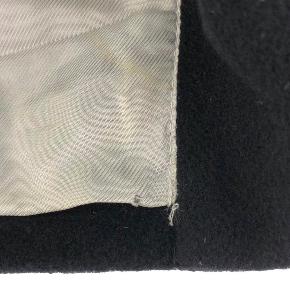 DISCOVERED ディスカバード 日本製 ウール チェスターコート 1 ブラック メンズ