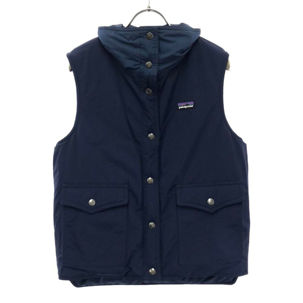 patagonia パタゴニア 28575FA13 リバーシブル 中綿ベスト S ブルー系 アウトドア レディース
