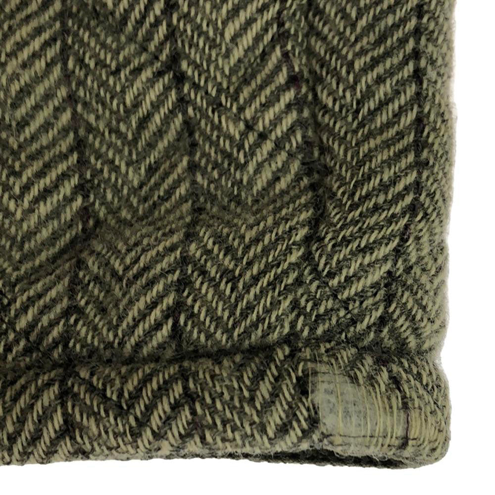 LAVENHAM ラベンハム イギリス製 ウール ヘリンボーン柄 キルティングジャケット 36 グレージュ レディース