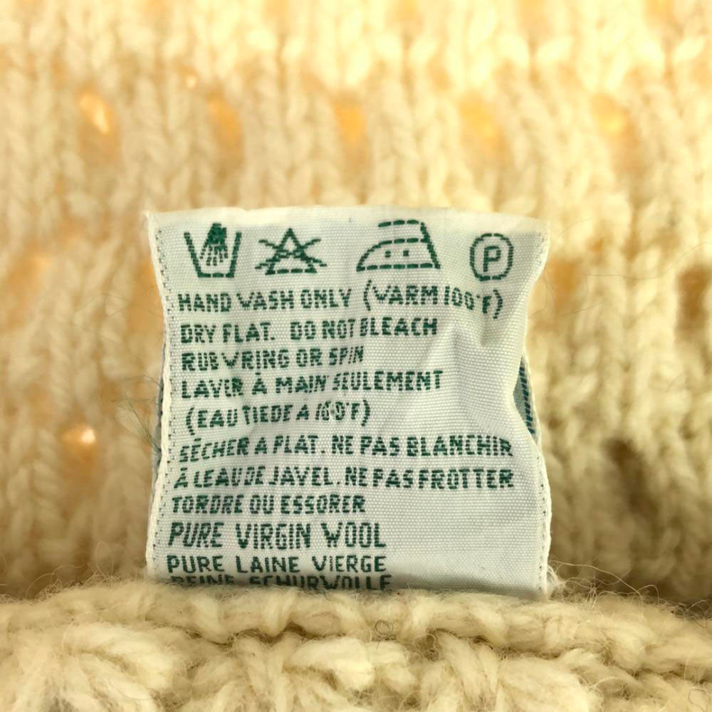 John Molloy ジョンモロイ 90s オールド 長袖 ニット ワンピース ベージュ チュニック レディース