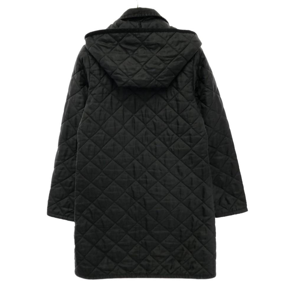 LAVENHAM ラベンハム イギリス製 フード付き キルティングコート 36 ブラック レディース