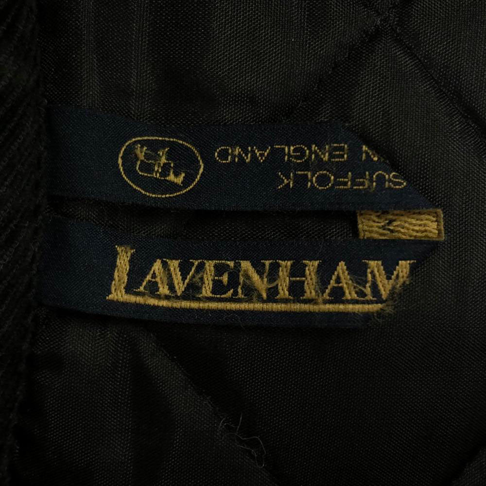 LAVENHAM ラベンハム イギリス製 フード付き キルティングコート 36 ブラック レディース