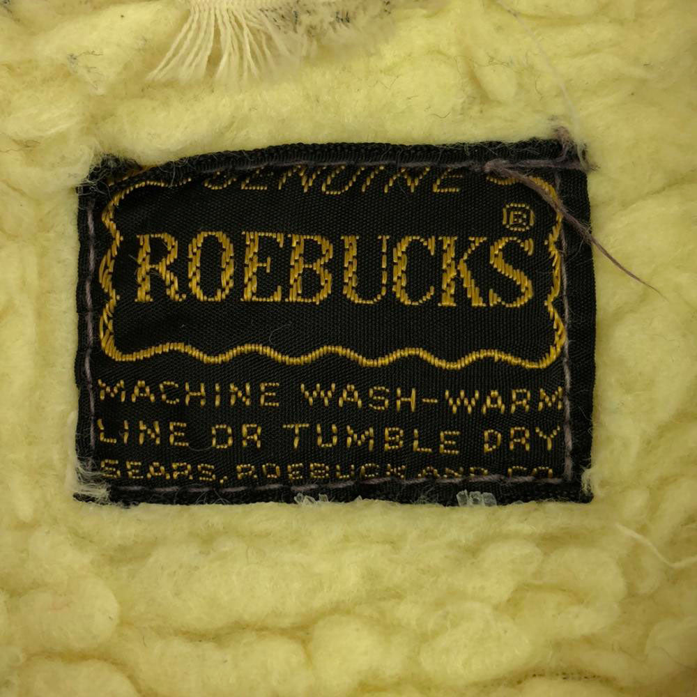 ROEBUCKS ローバックス 70s 80s ヴィンテージ デニムジャケット 34-R 裏ボア トラッカー メンズ