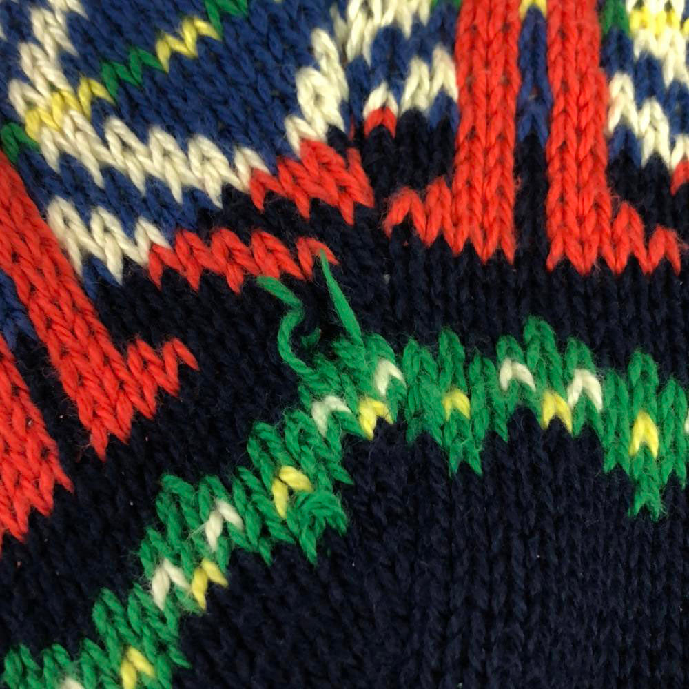 Polo by Ralph Lauren ポロバイラルフローレン 総柄 長袖 セーター S ネイビー系 ニット メンズ