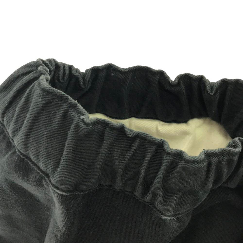 カップアンドコーン 日本製 ロゴタグ コットンパンツ 2 ブラック CUP AND CONE メンズ