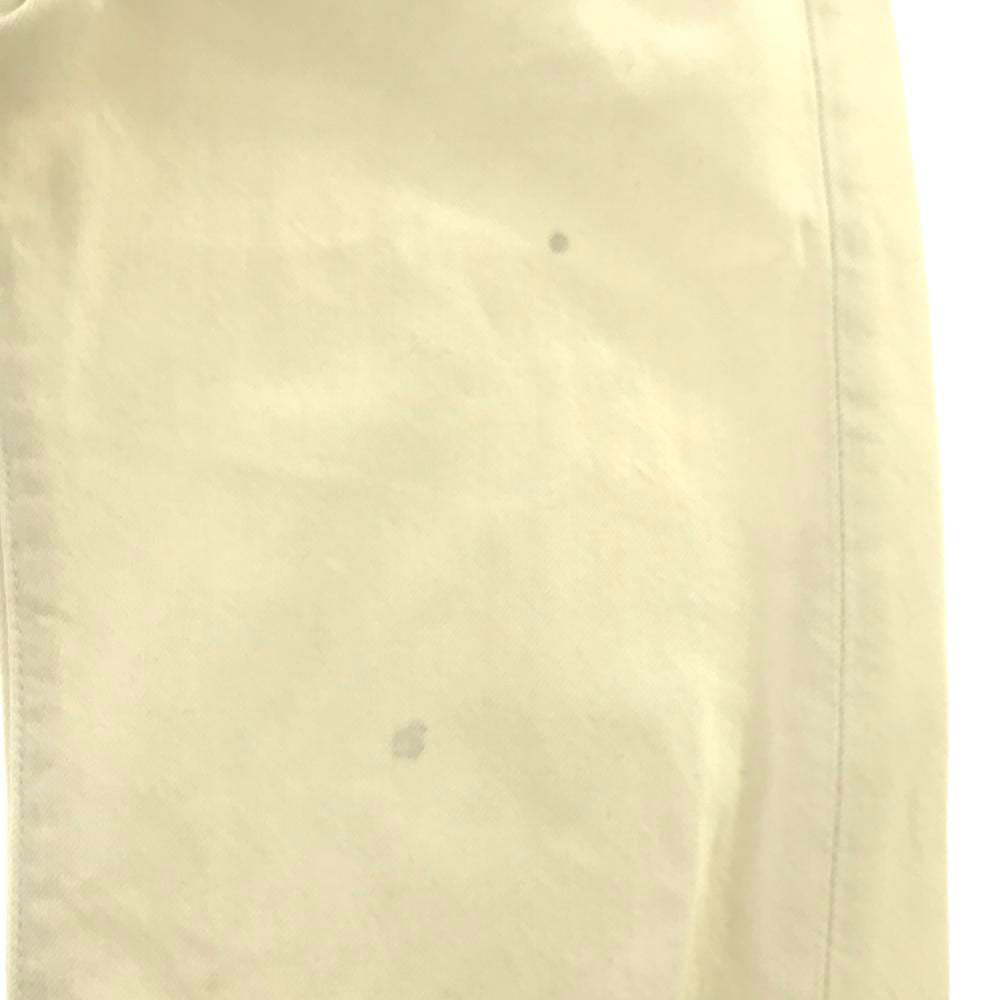 リーバイス 501 ロゴワッペン ホワイト デニムパンツ w28 ホワイト Levi's 赤タブ ボタンフライ ジーンズ メンズ
