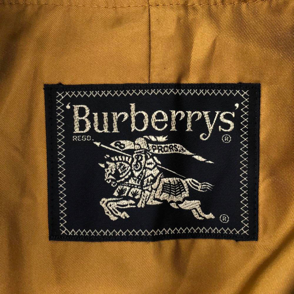 Burberrys バーバリーズ 90s オールド ステンカラーコート 92-170 ベージュ ブランケットライナー付 裏チェック柄 メンズ