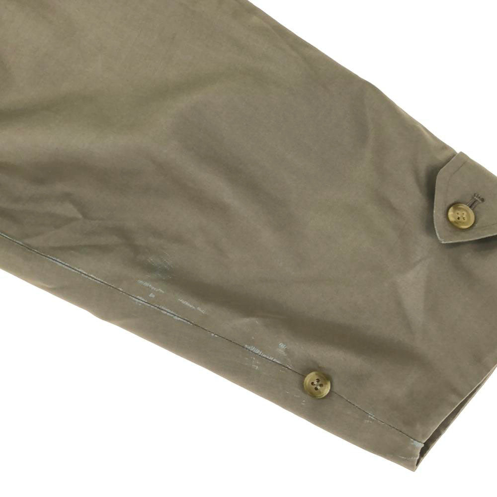 Burberrys バーバリーズ 90s シルク混 オールド ステンカラーコート 94-175-6 ベージュ系 ブランケットライナー付 裏チェック柄 メンズ