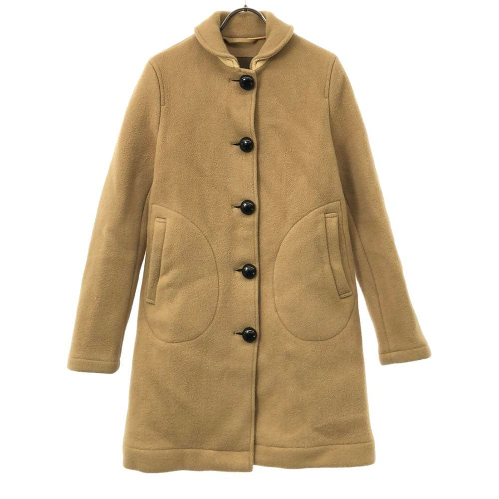 Mackintosh マッキントッシュ 英国製 ウールコート 34 ベージュ レディース