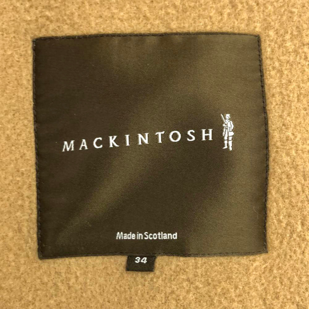 Mackintosh マッキントッシュ 英国製 ウールコート 34 ベージュ レディース