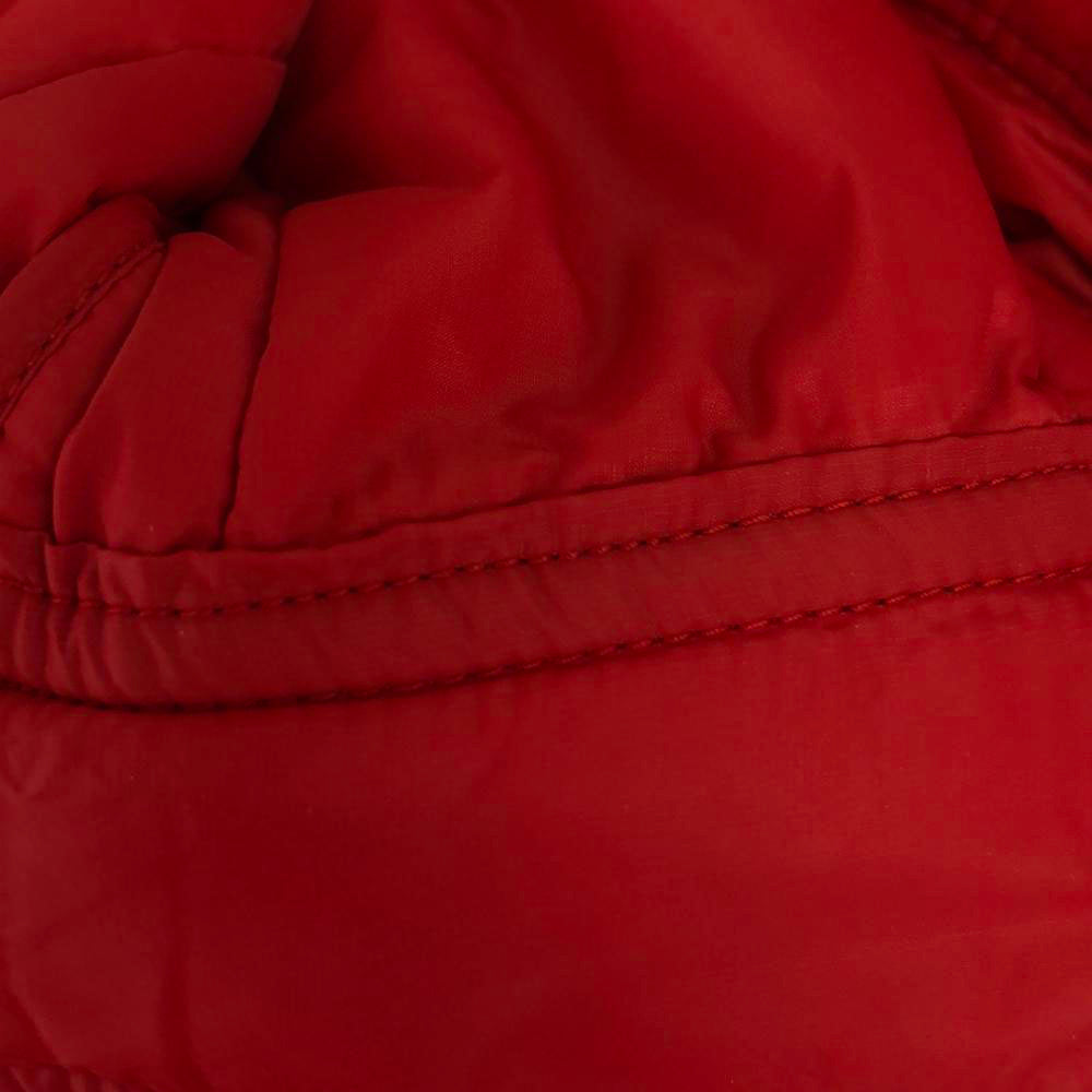 HYSTERIC GLAMOUR ヒステリックグラマー 日本製 0243AH12 ロゴ刺繍 中綿ジャケット L レッド メンズ