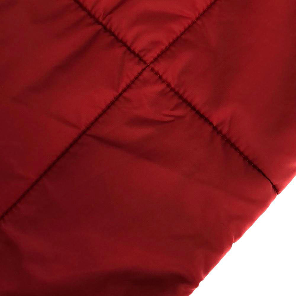 HYSTERIC GLAMOUR ヒステリックグラマー 日本製 0243AH12 ロゴ刺繍 中綿ジャケット L レッド メンズ