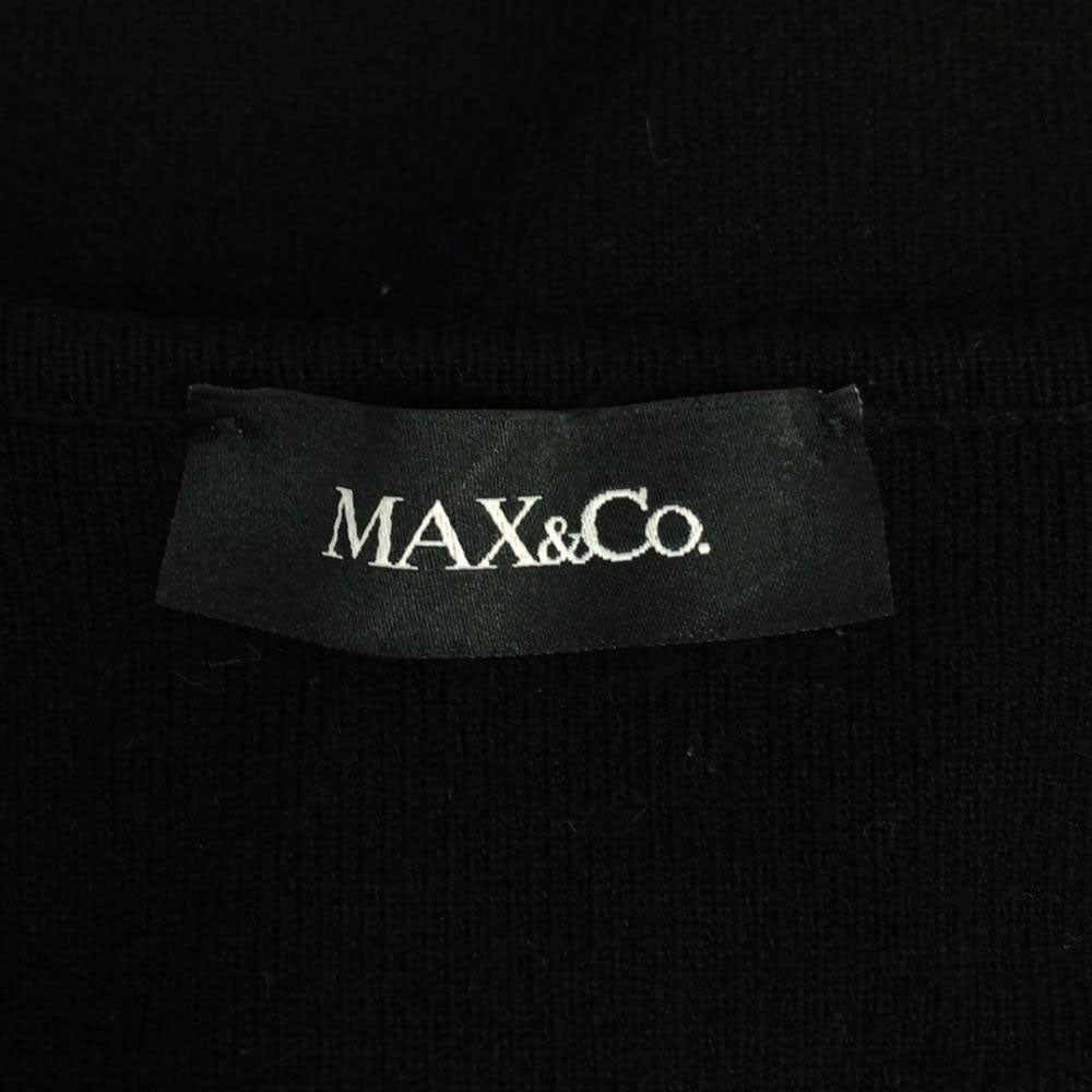 MAX&CO マックスアンドコー 半袖 ニット ワンピース S ブラック レディース
