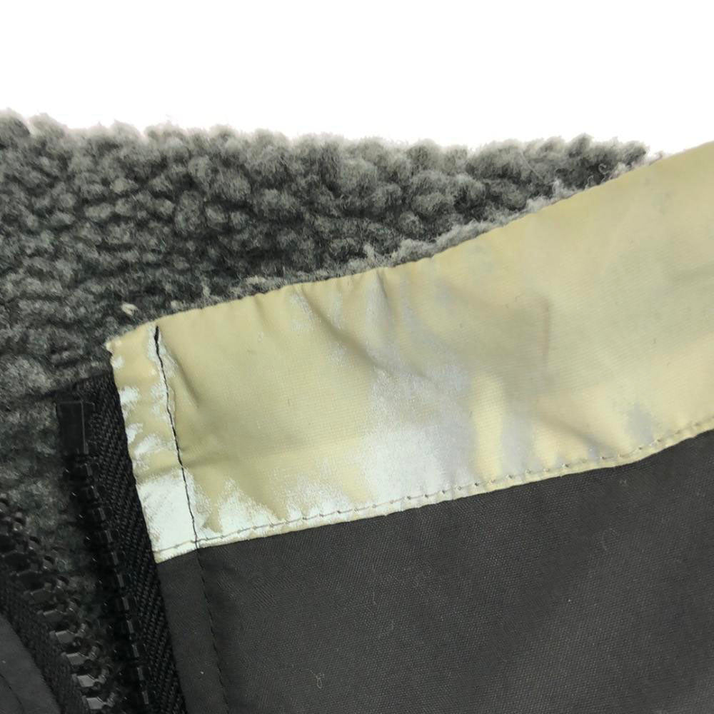 ジョンエリオット ボアジャケット グレー×ブラック リバーシブル メンズ